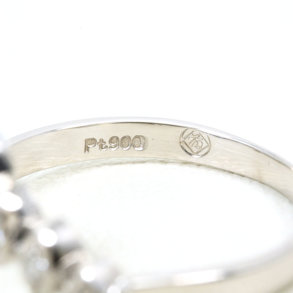 VINTAGE Silver Diamond Ring - Picture 5 of 7